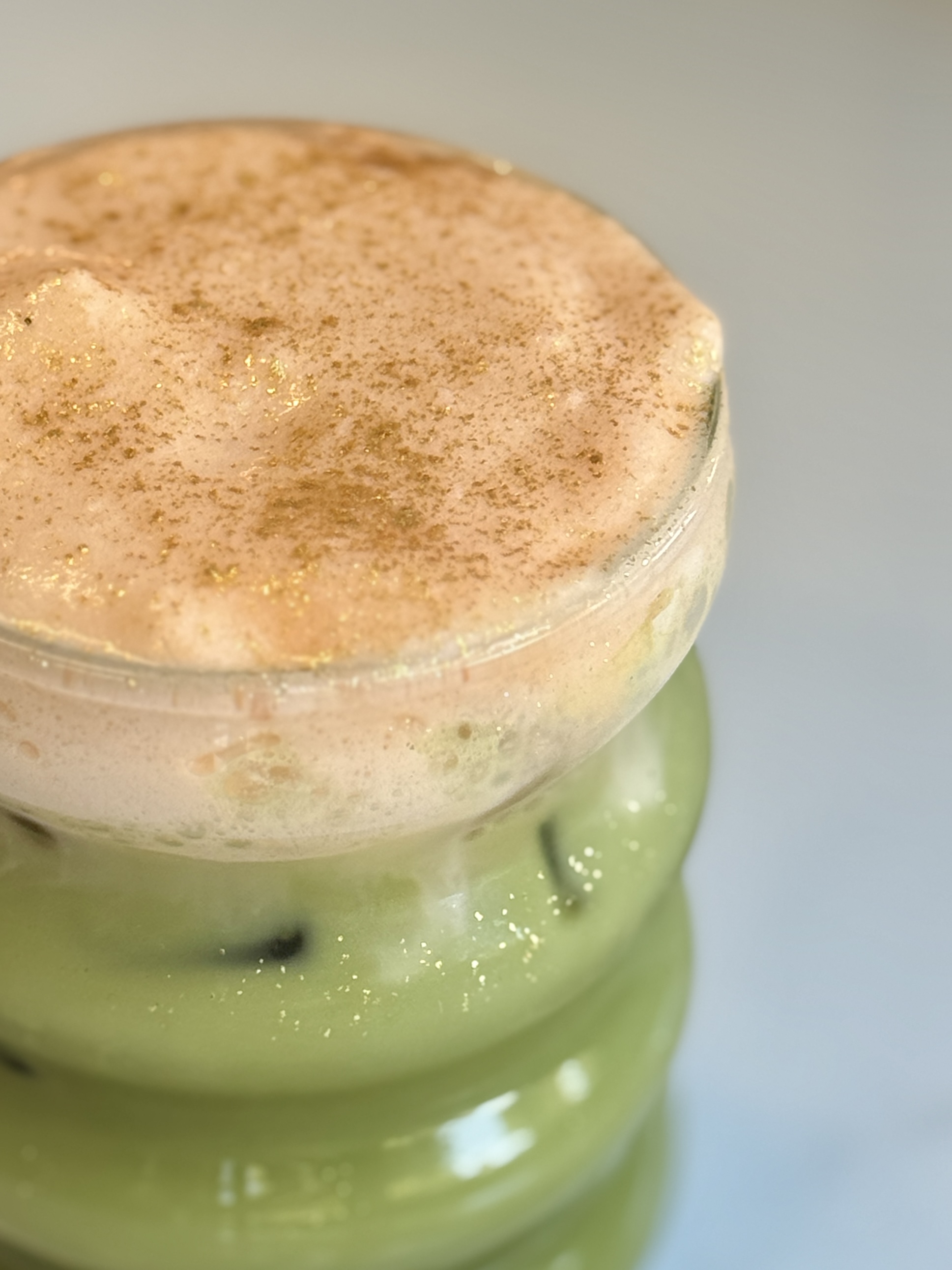 Spiced Orange Matcha Latte